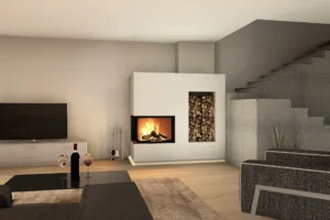 Visualisierung Bauvorhaben Kamin